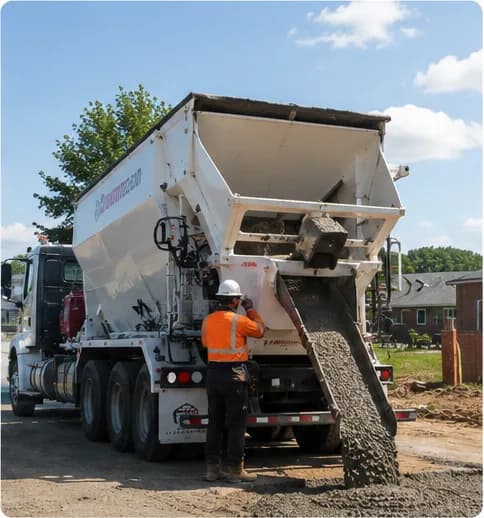 Malaxeur volumétrique pour béton mobile